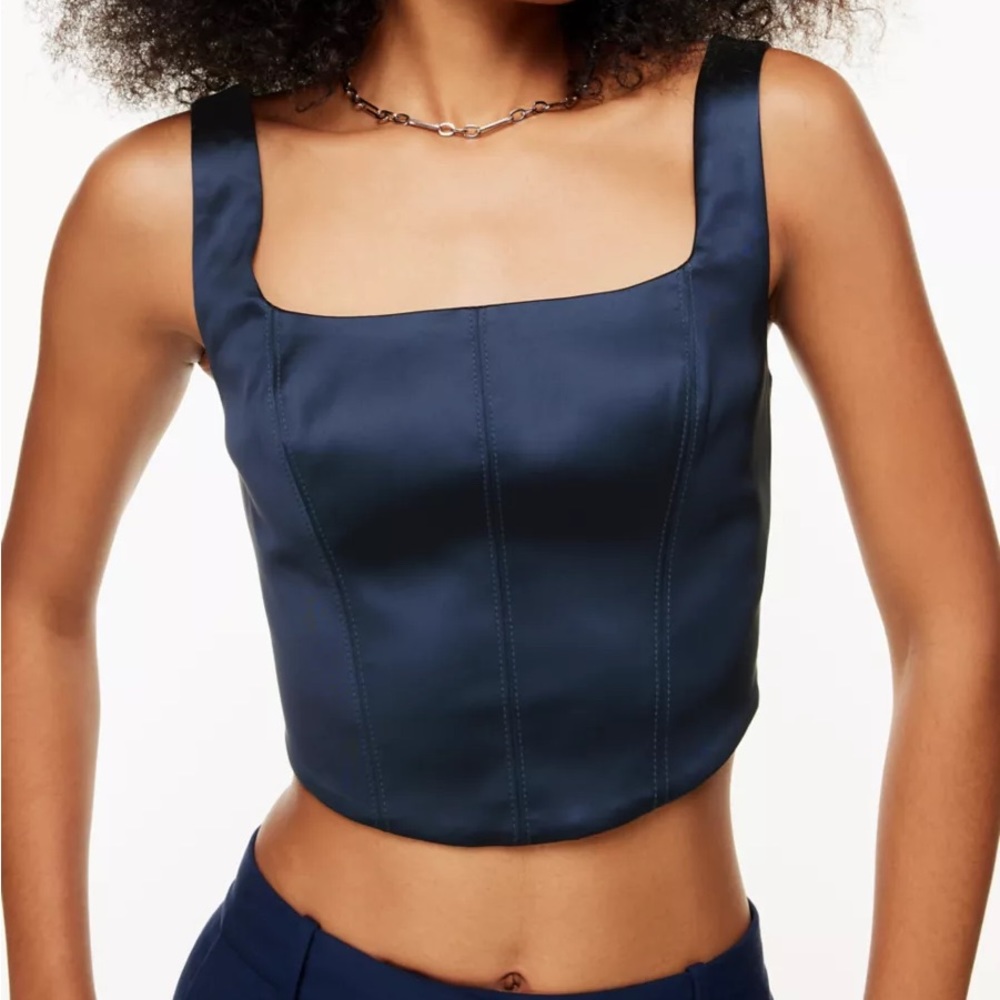 Aritzia Satin Top